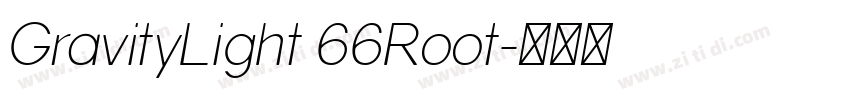 GravityLight 66Root字体转换